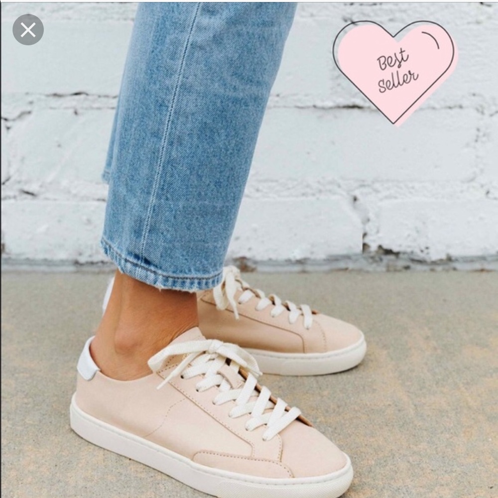 Soludos Ibiza Leather Sneaker - Nude